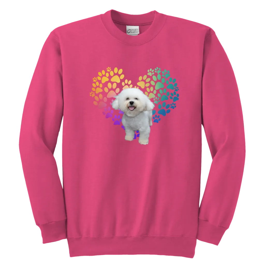 Bichon Heart Sweatshirts