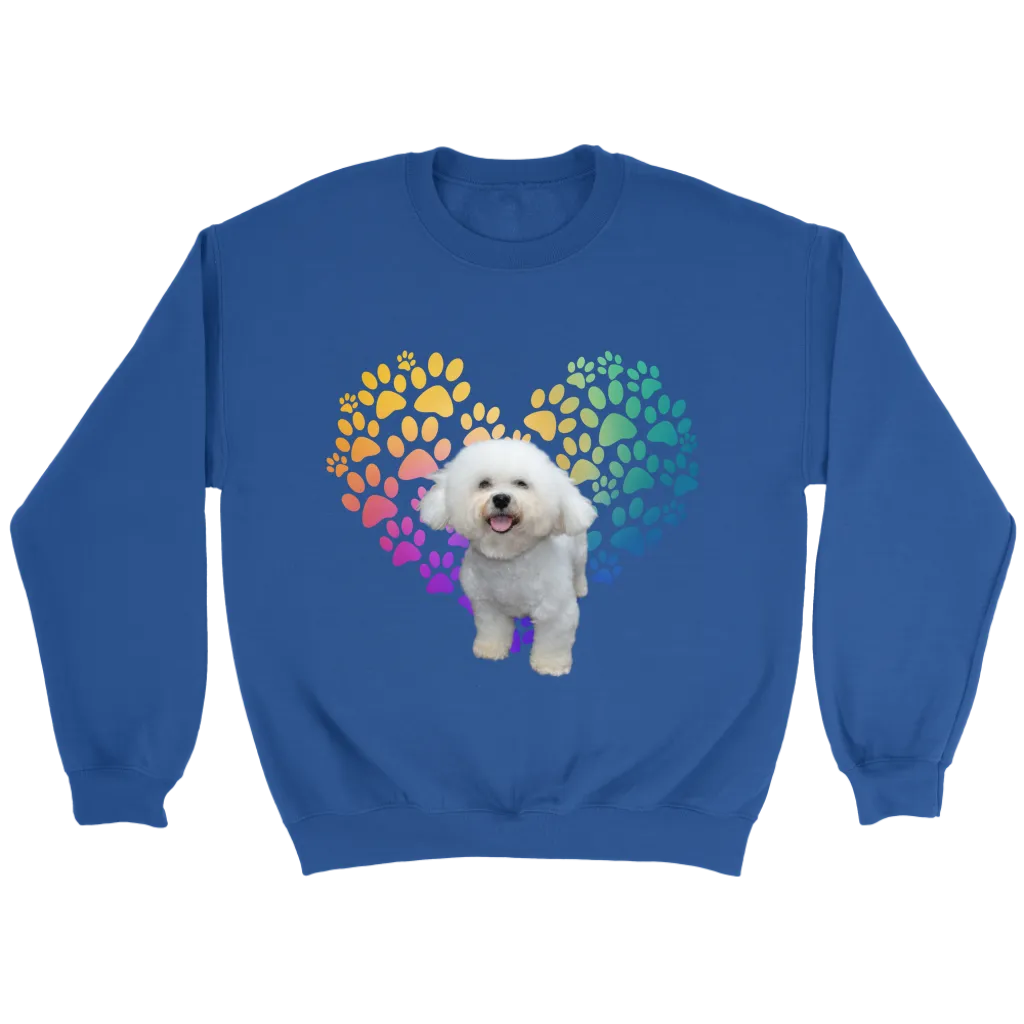 Bichon Heart Sweatshirts