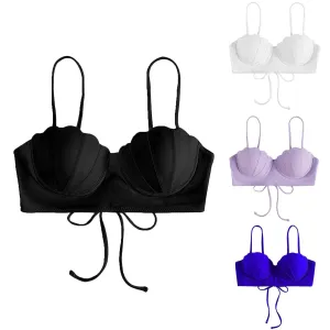 Bikini Women Strappy Seashell Bikini Top