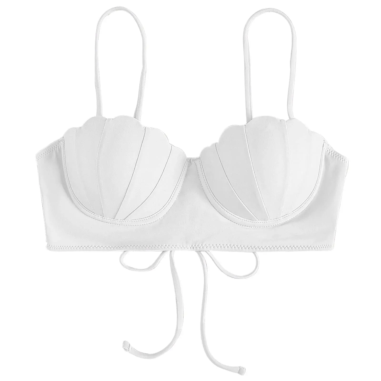 Bikini Women Strappy Seashell Bikini Top
