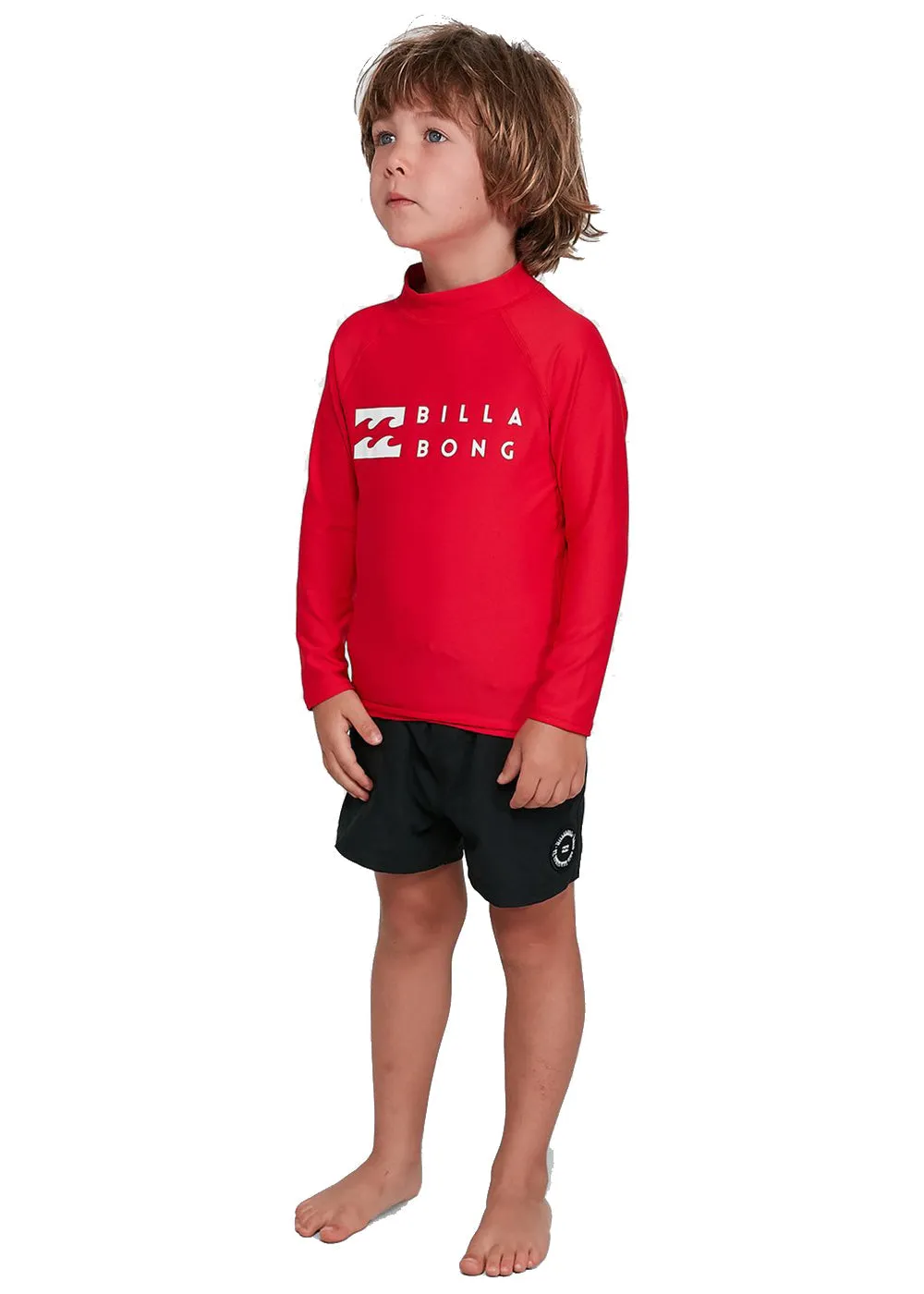 Billabong Groms Unions Relaxed Fit Long Sleeve Rash Guard
