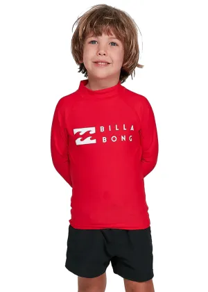 Billabong Groms Unions Relaxed Fit Long Sleeve Rash Guard