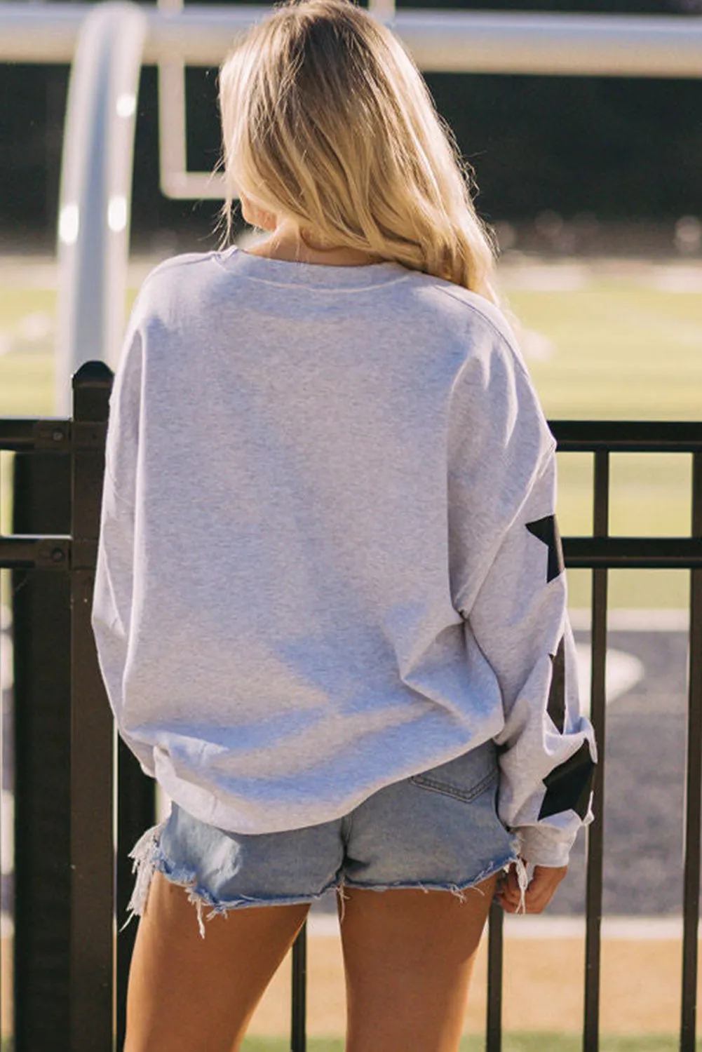 Black Game Day Graphic Sweatshirt