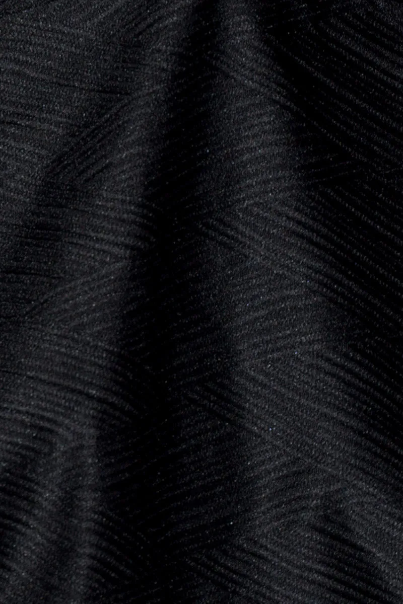 Black Gamma Texture Marilyn Bikini Bottom