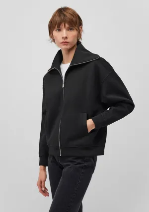 Black Zip Up Sweatshirt