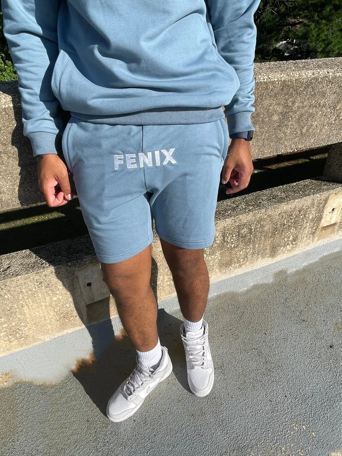 BLUE SWEAT SHORTS