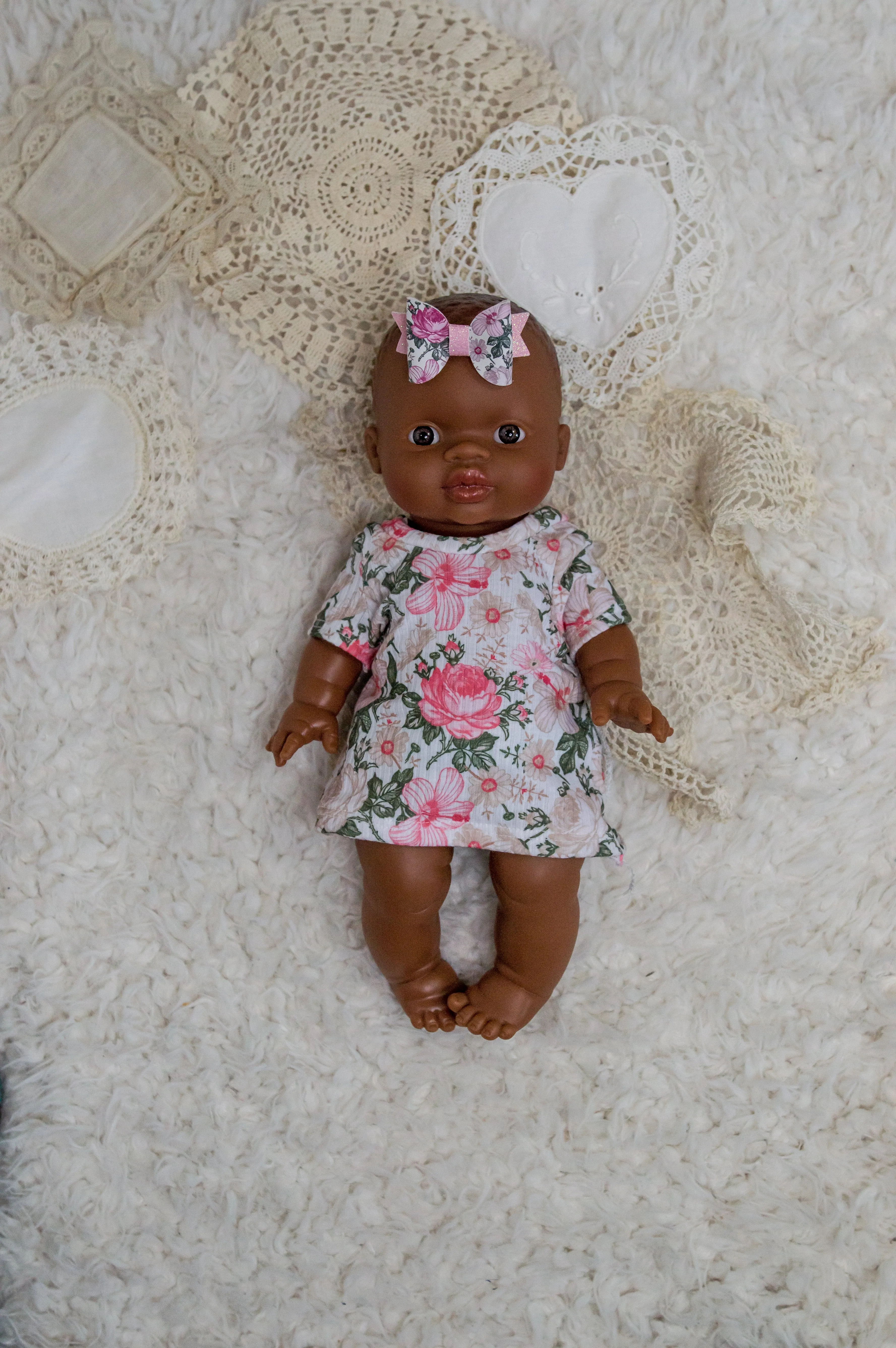 Blush hazel floral rib knit dress - m21