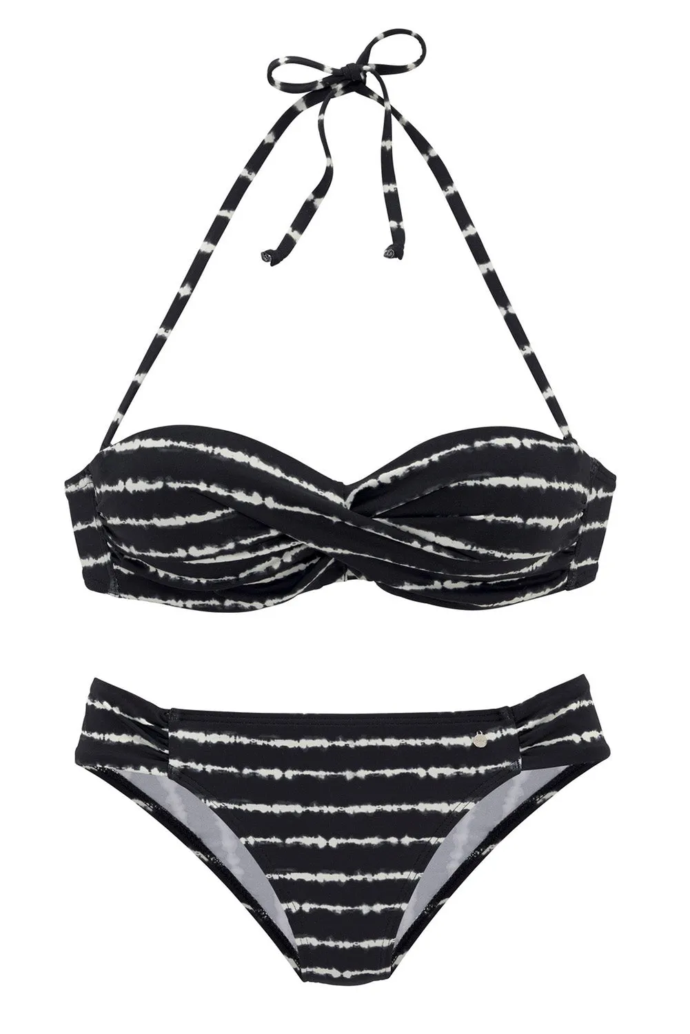 Boho Stripes Push up Bikini Set