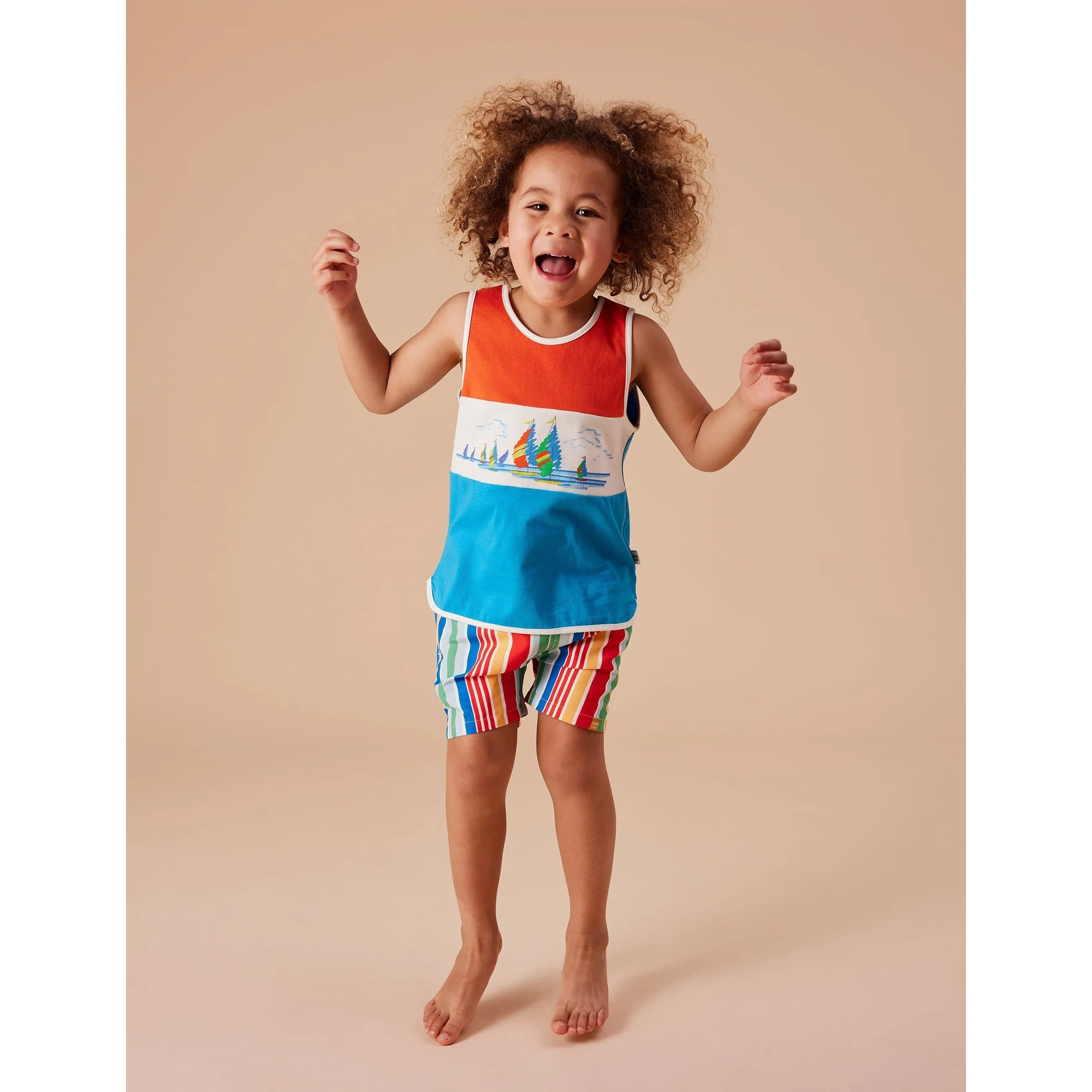Bold Stripe Board Shorts