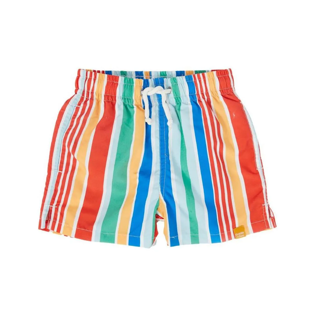 Bold Stripe Board Shorts