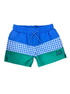 Boogie Board Swim Trunks - Marina Blue Colorblock