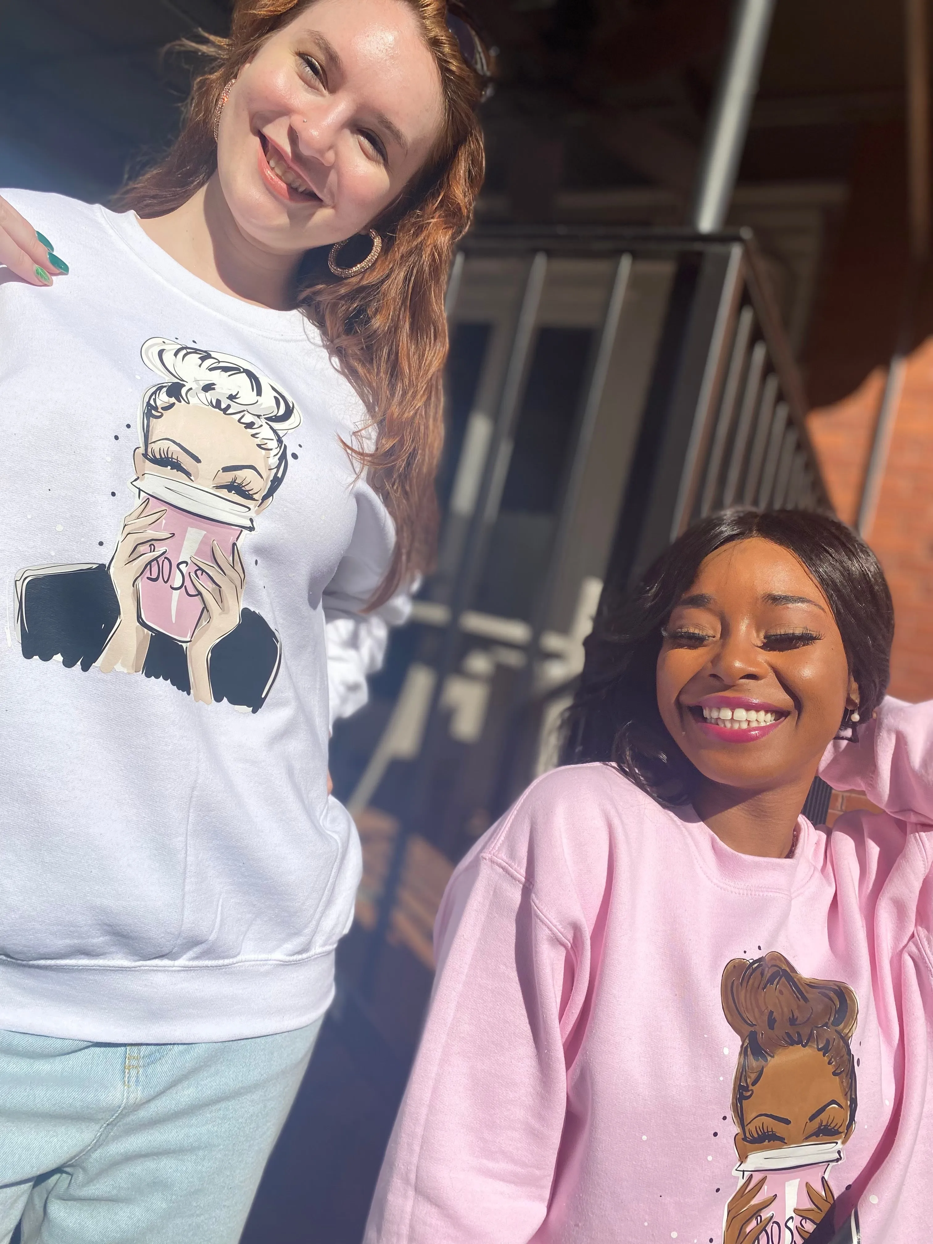 Boss Babe Sweatshirt- Ivory