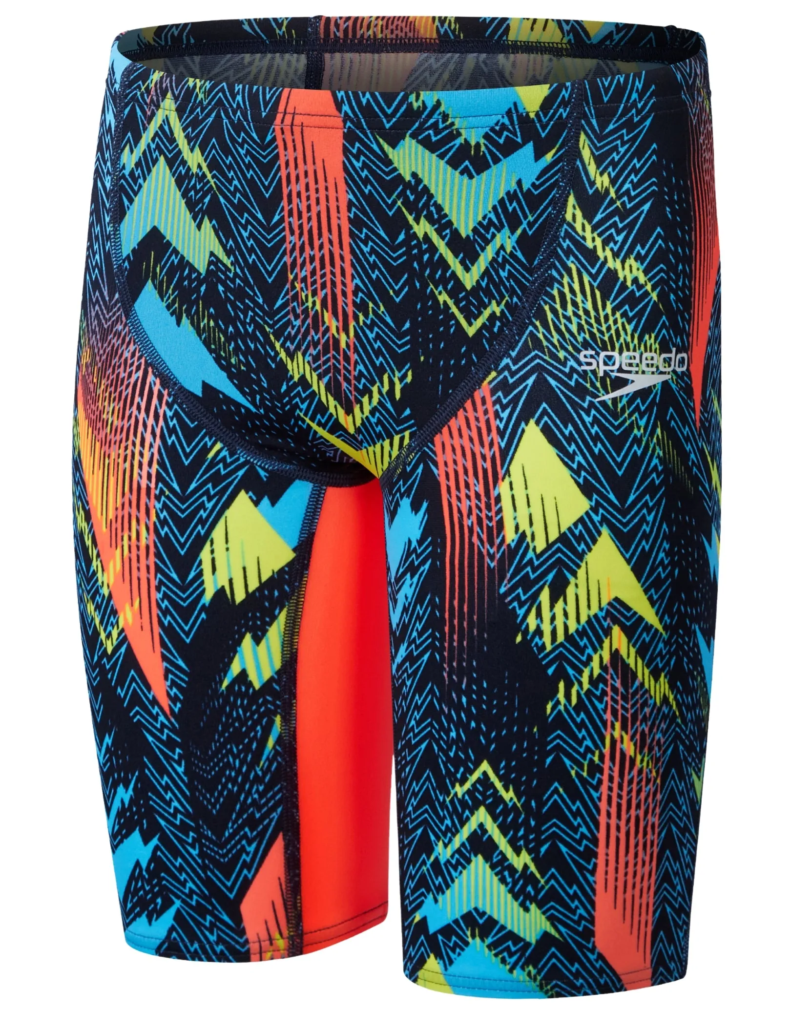 Boys Fastskin Endurance  Max High Waisted Swim Jammer - Blue/Red