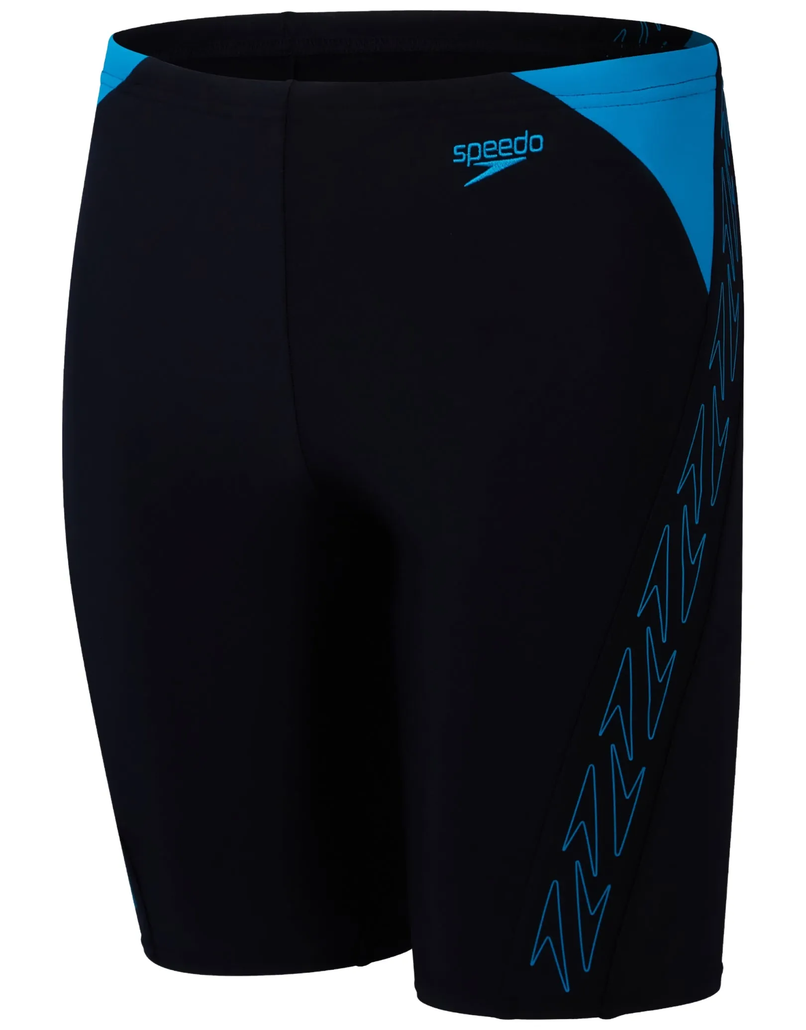 Boys HyperBoom Splice Swim Jammer - Black/Blue