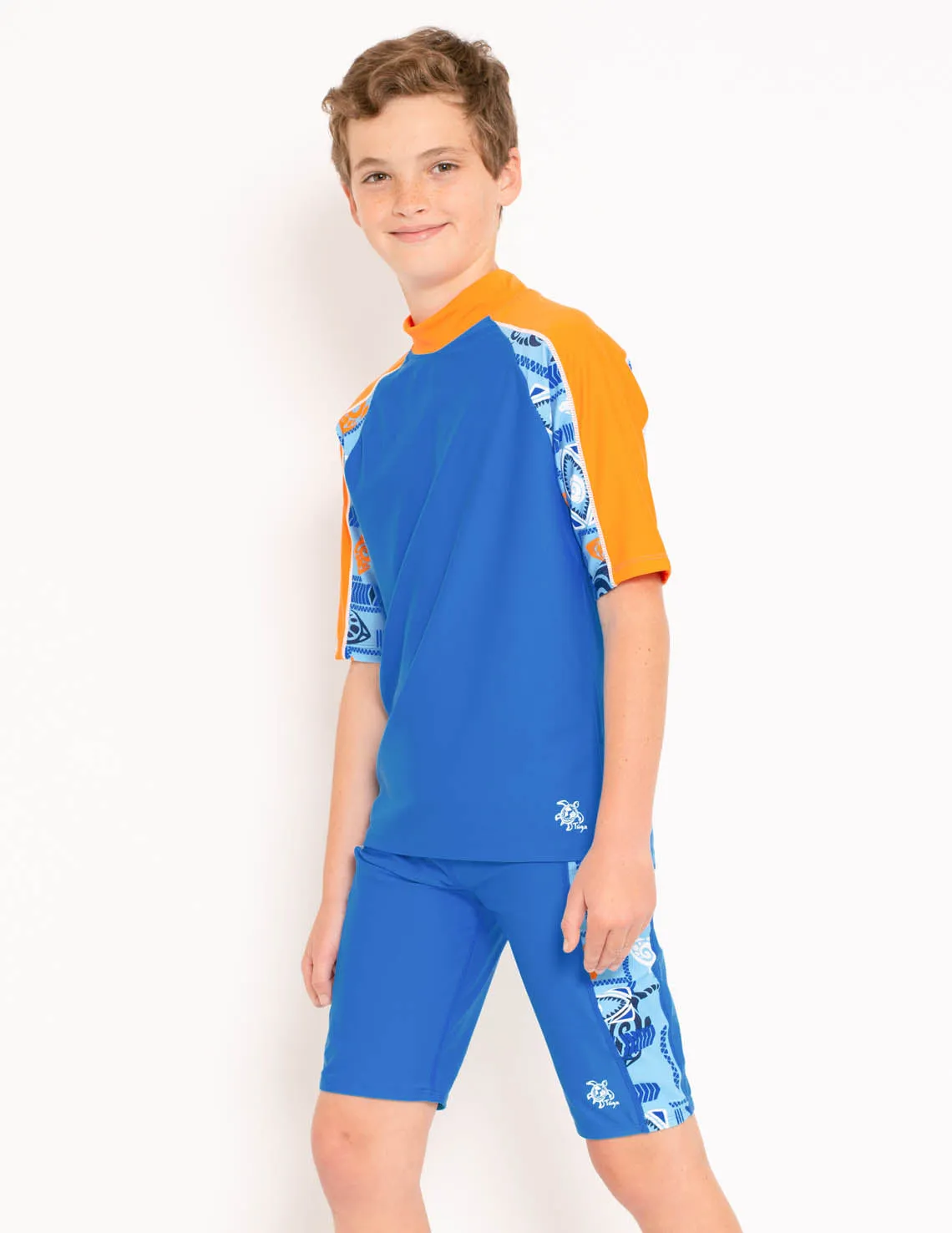 Breaker Rash Guard & Jammer Short - Lagoon