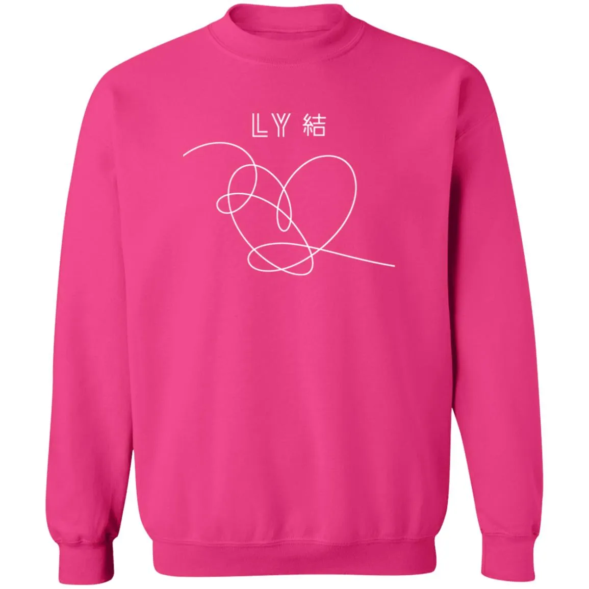 BTS Love yourself Crewneck Pullover Sweatshirt