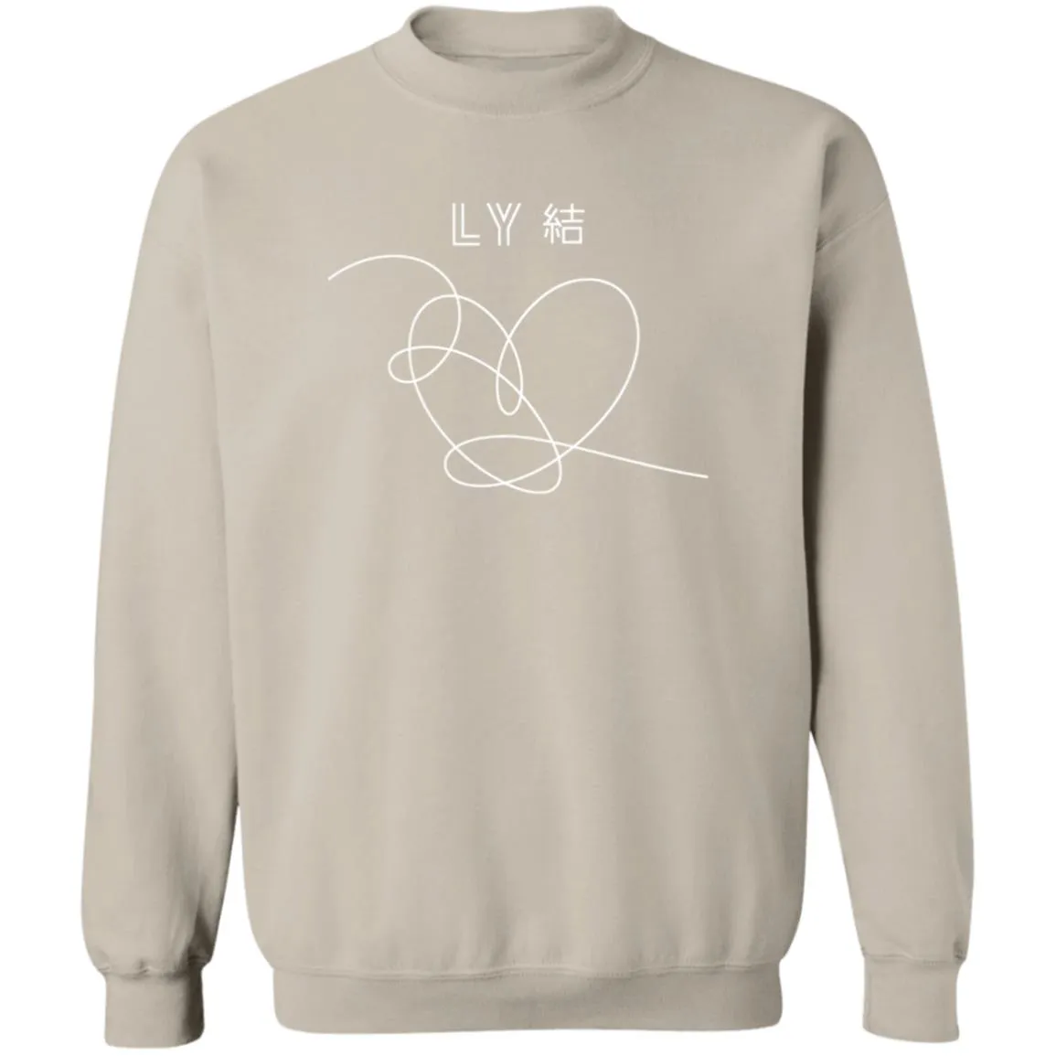 BTS Love yourself Crewneck Pullover Sweatshirt