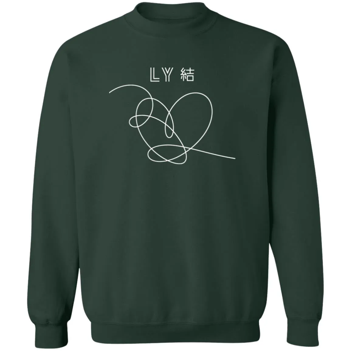 BTS Love yourself Crewneck Pullover Sweatshirt