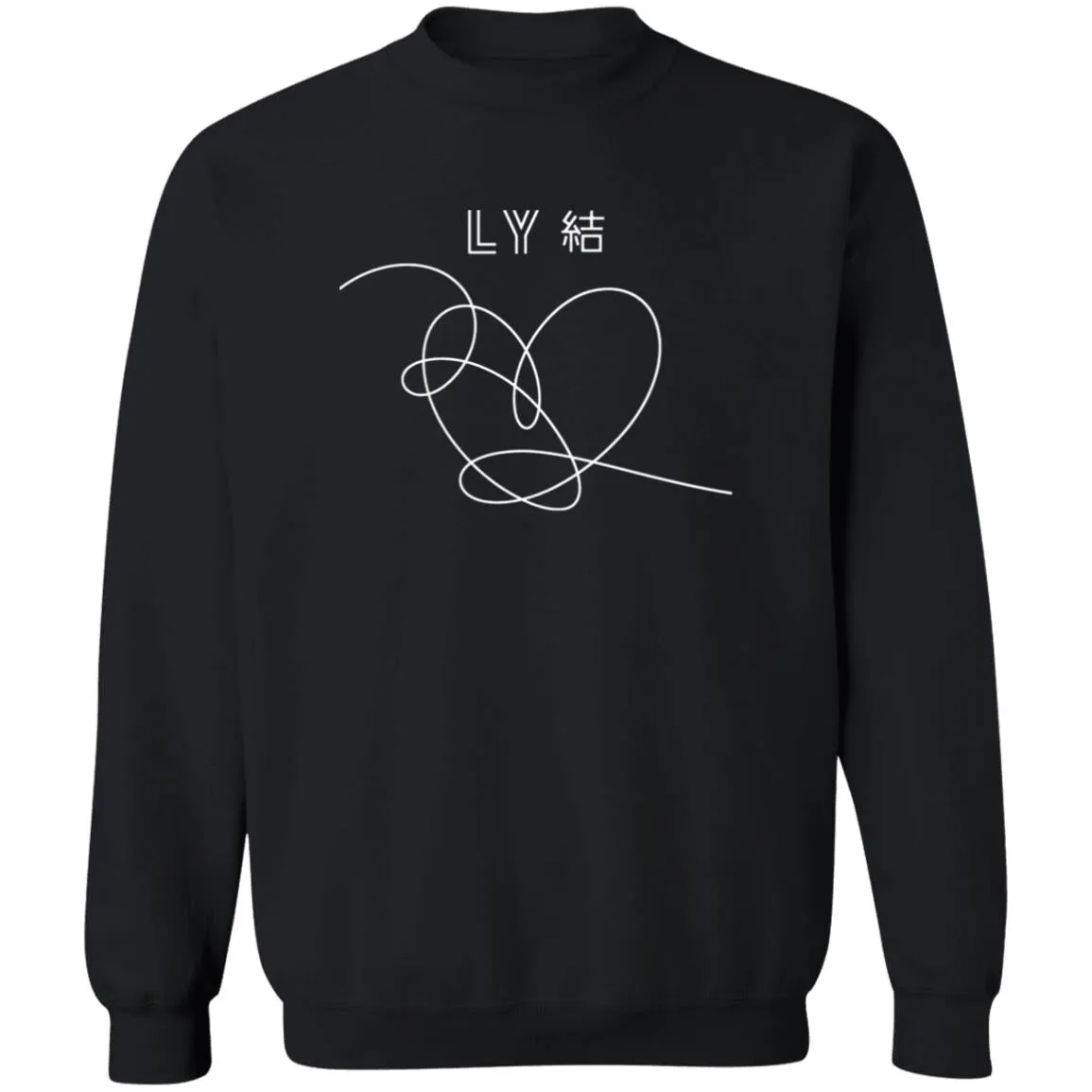 BTS Love yourself Crewneck Pullover Sweatshirt