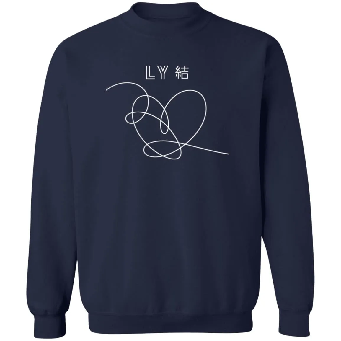 BTS Love yourself Crewneck Pullover Sweatshirt