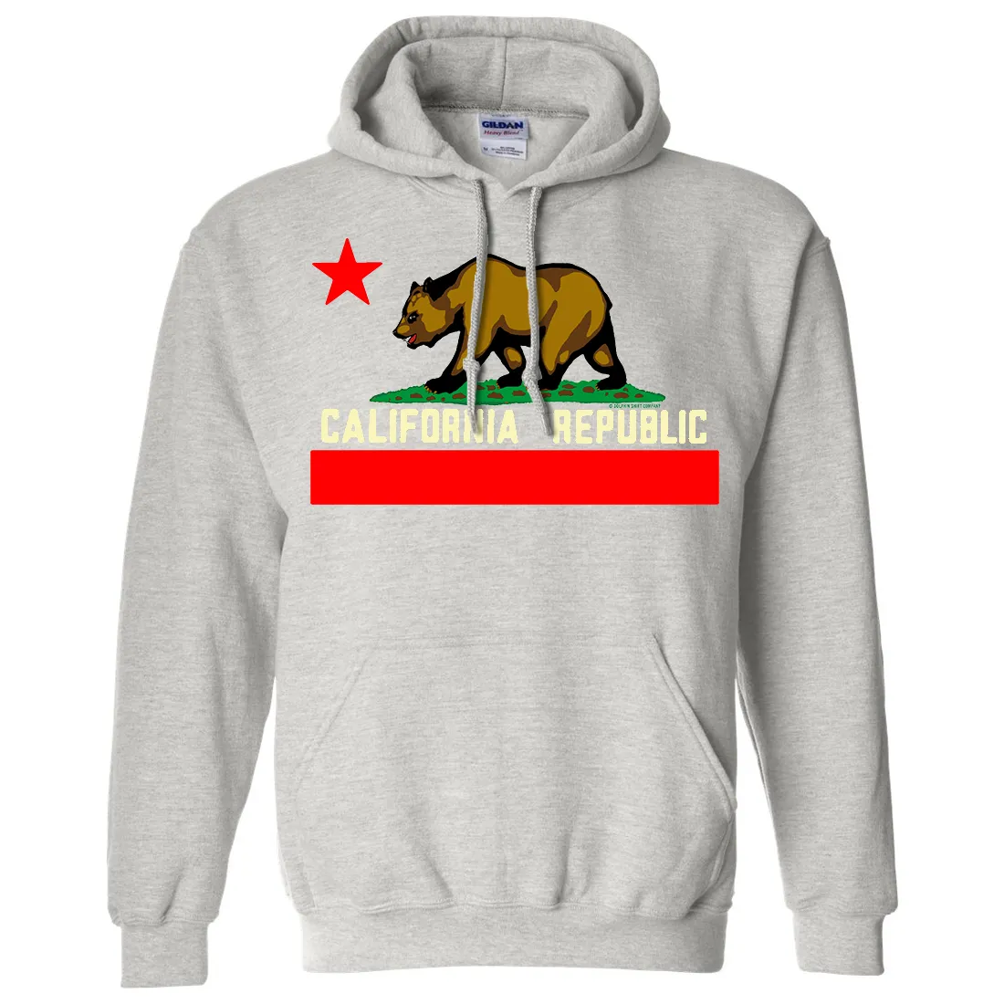 California State Flag Borderless Sweatshirt Hoodie