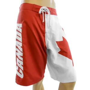 Canada Canadian Flag Men's Board Shorts Swim Trunks