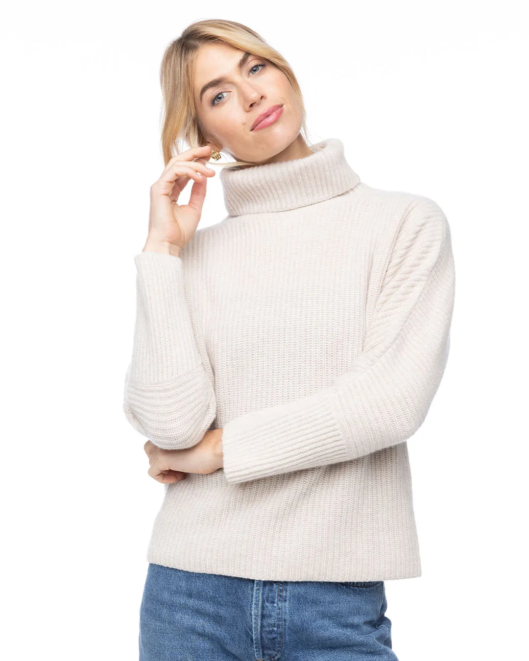 Cashmere Fisherman Turtleneck