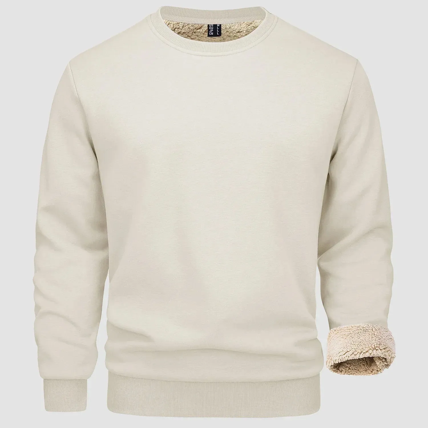 Cassiano - Klassischer Fleece-Pullover für Herren