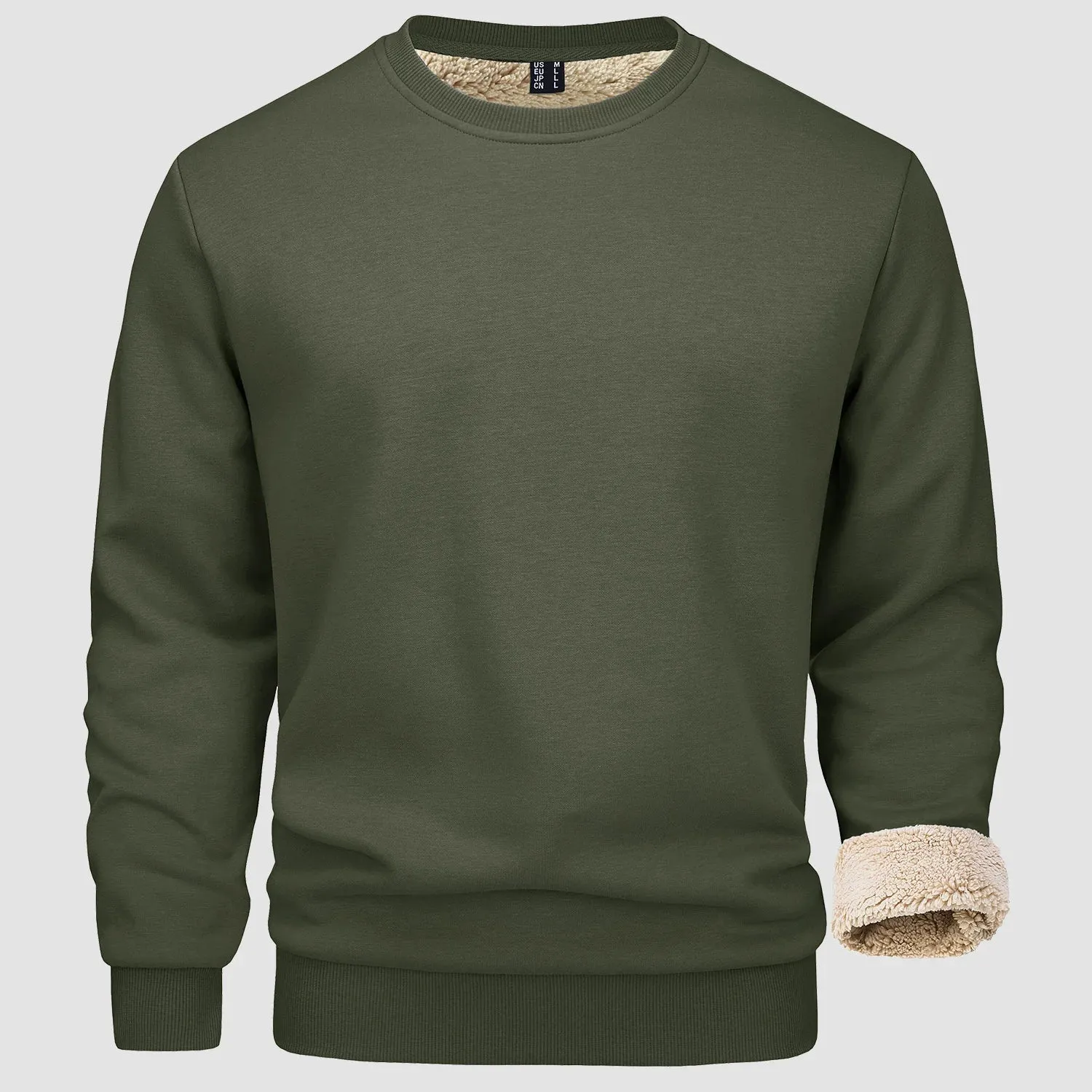 Cassiano - Klassischer Fleece-Pullover für Herren
