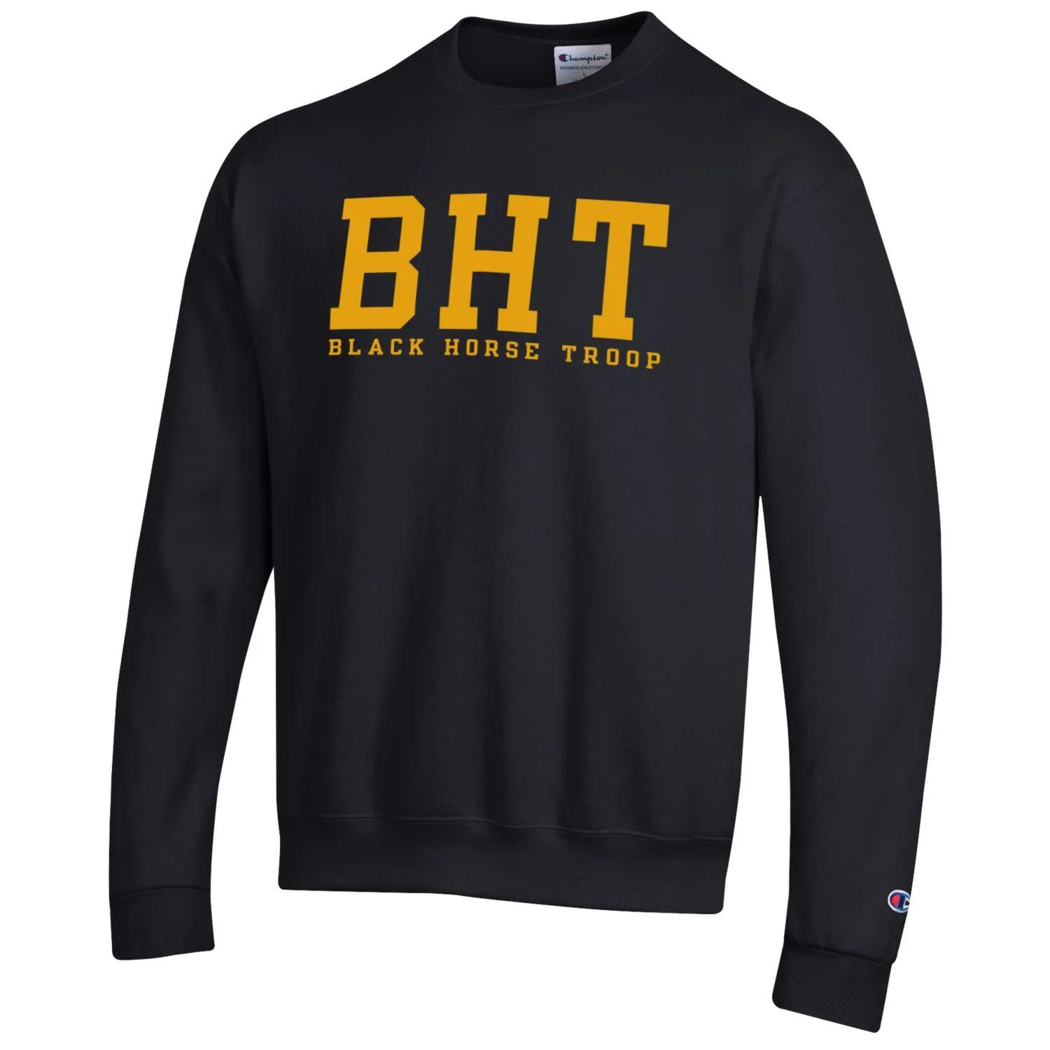 Champion Powerblend Black Horse Troop Crew - Black