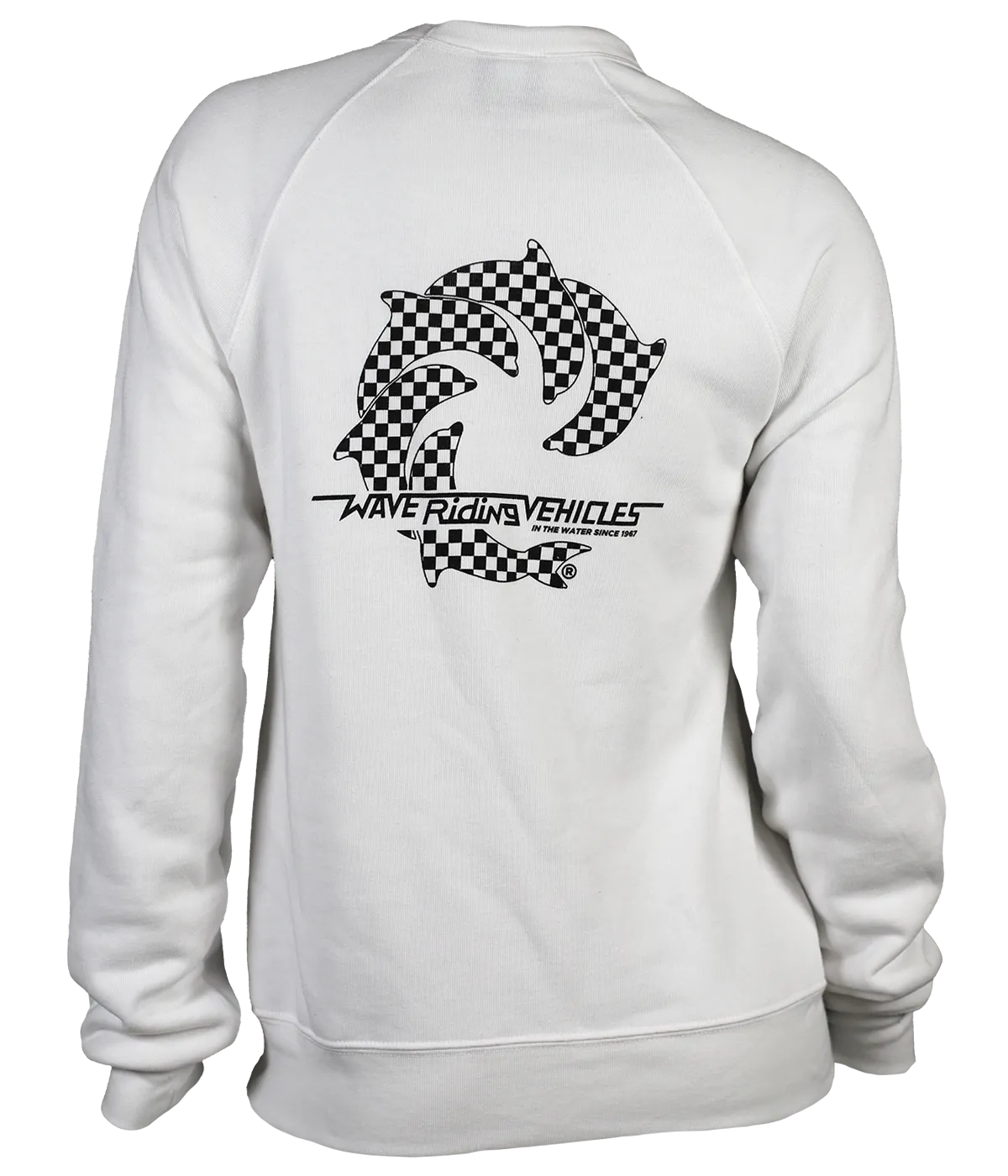 Checker Ladies Crew Sweatshirt