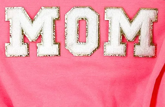 Cheer Mom   Mini Chenille Patch Sweatshirt