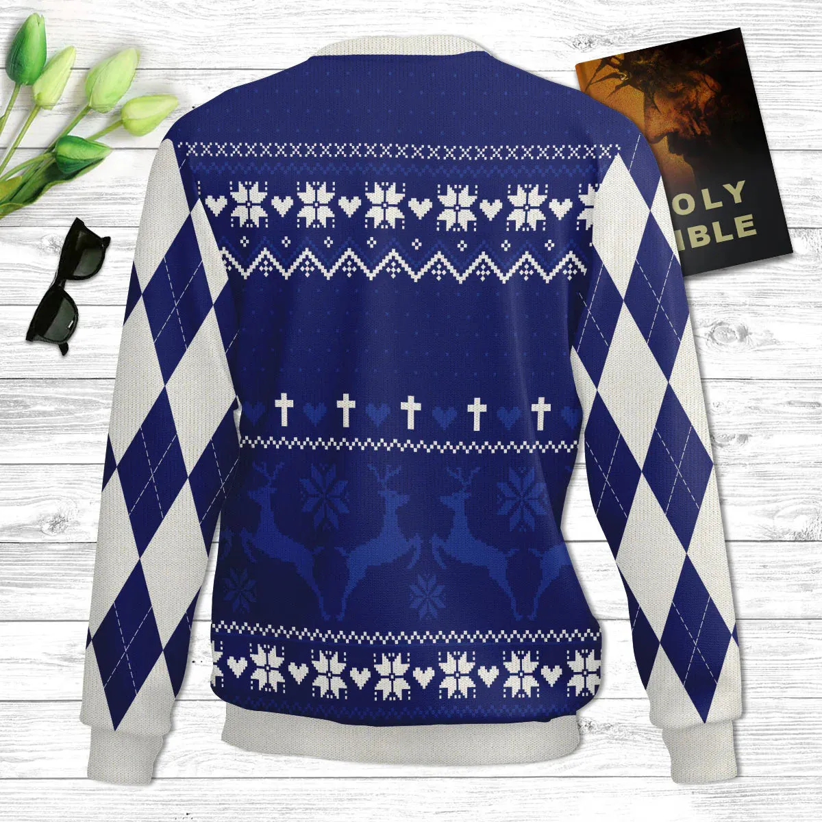 Christianartbag 3D Sweater, By Grace Through Faith Ephesians 2:8, Unisex Sweater, Christmas Gift.