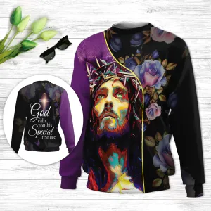 Christianartbag 3D Sweater, God Calls You His Special Treasure, Unisex Sweater, Christmas Gift.
