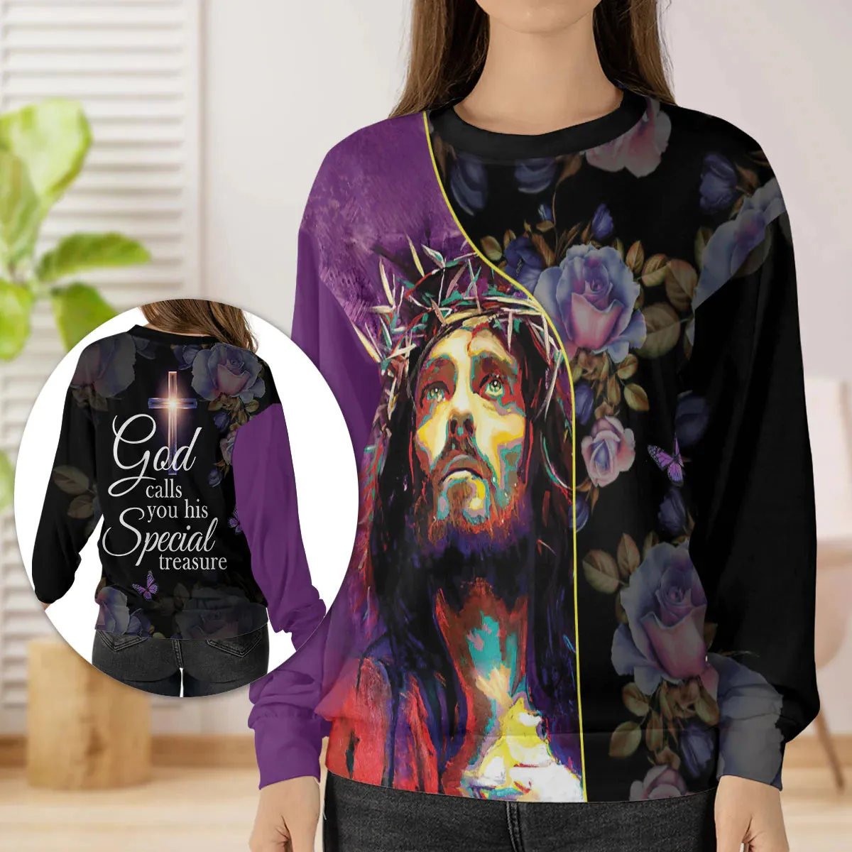 Christianartbag 3D Sweater, God Calls You His Special Treasure, Unisex Sweater, Christmas Gift.