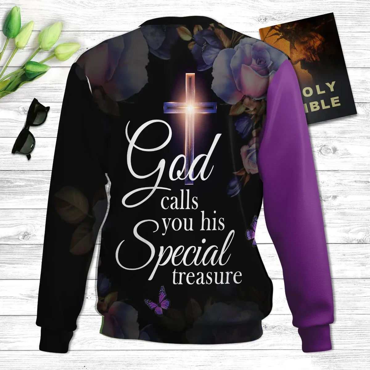 Christianartbag 3D Sweater, God Calls You His Special Treasure, Unisex Sweater, Christmas Gift.