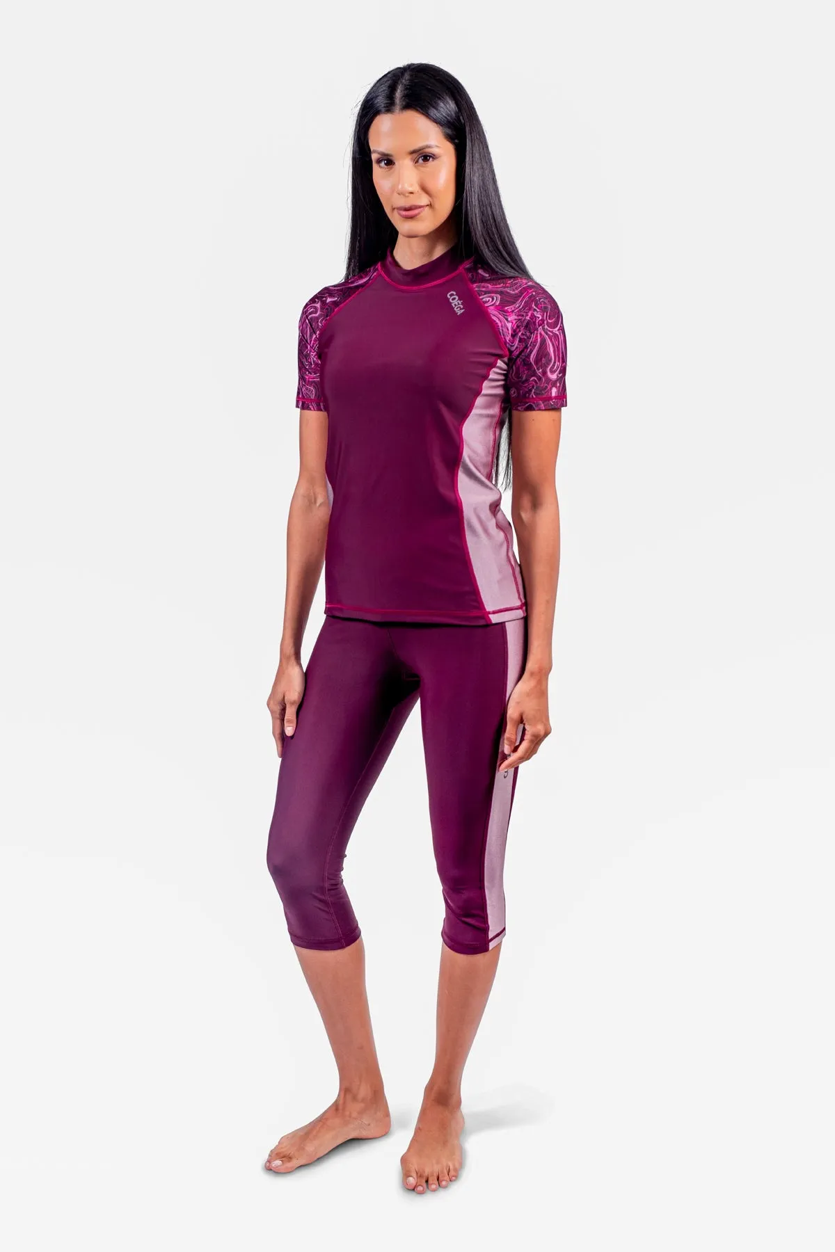 COEGA Ladies Rash Guard - Short Sleeve
