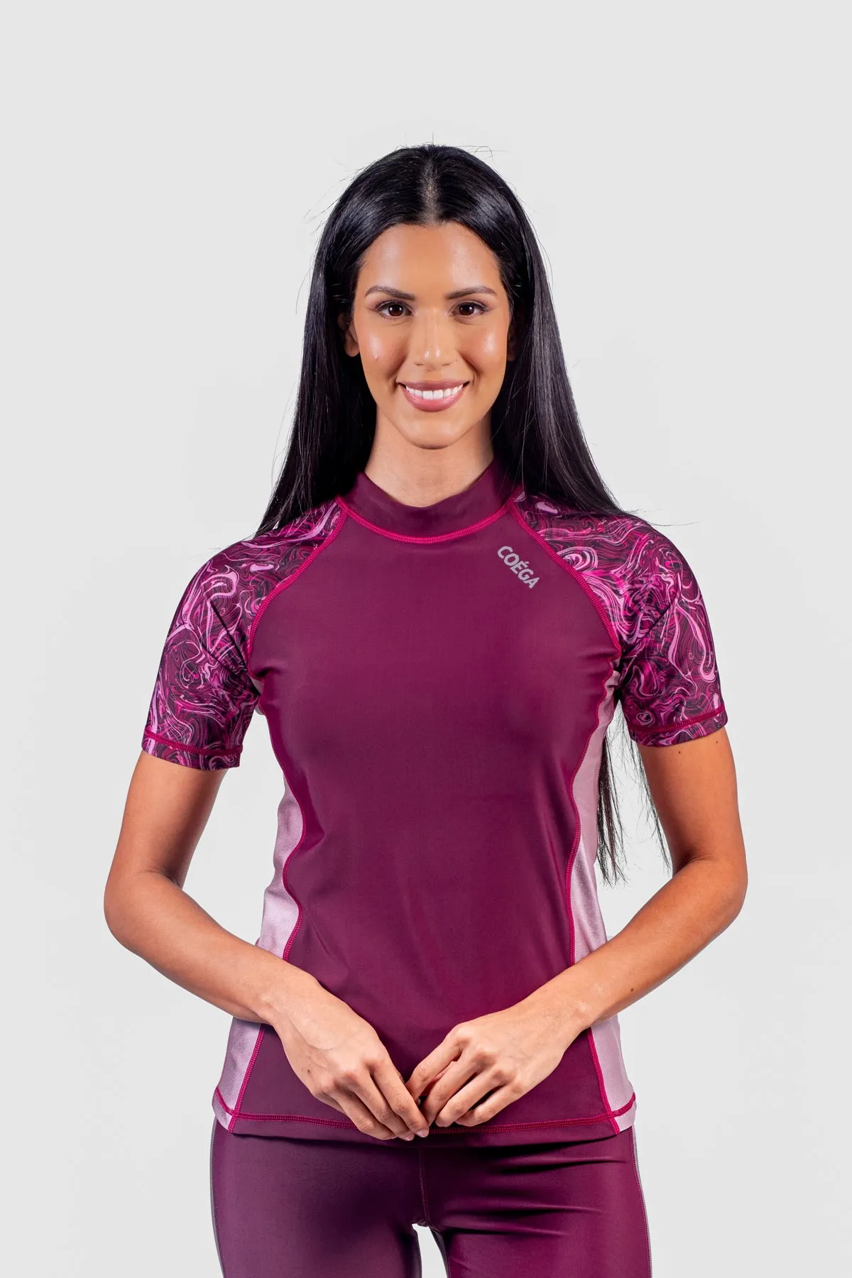 COEGA Ladies Rash Guard - Short Sleeve