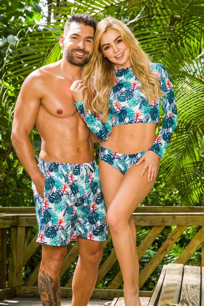 Combo para parejas Vestido de Baño  888 |  Family Matching Swimwear