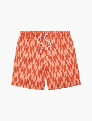 COPACABANA CHECKERED BOARD SWIM SHORTS