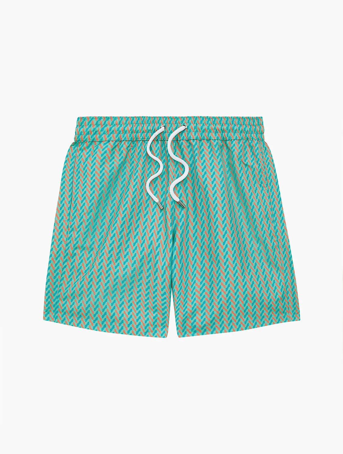 COPACABANA HERRINGBONE BOARD SWIM SHORTS