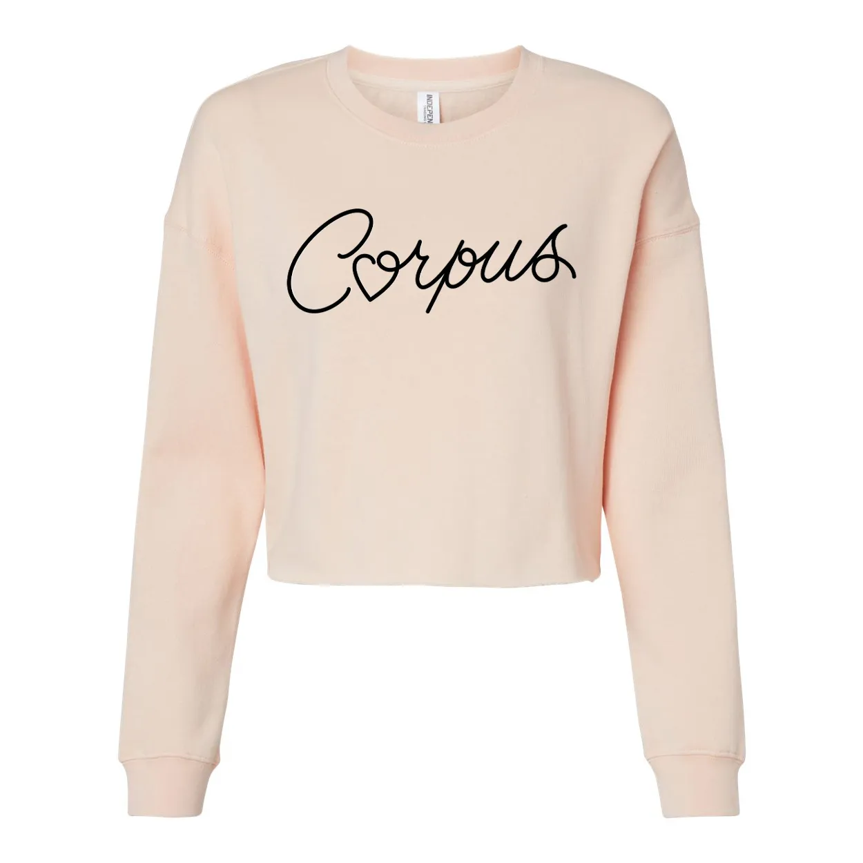 Corpus Heart Cropped Sweatshirt