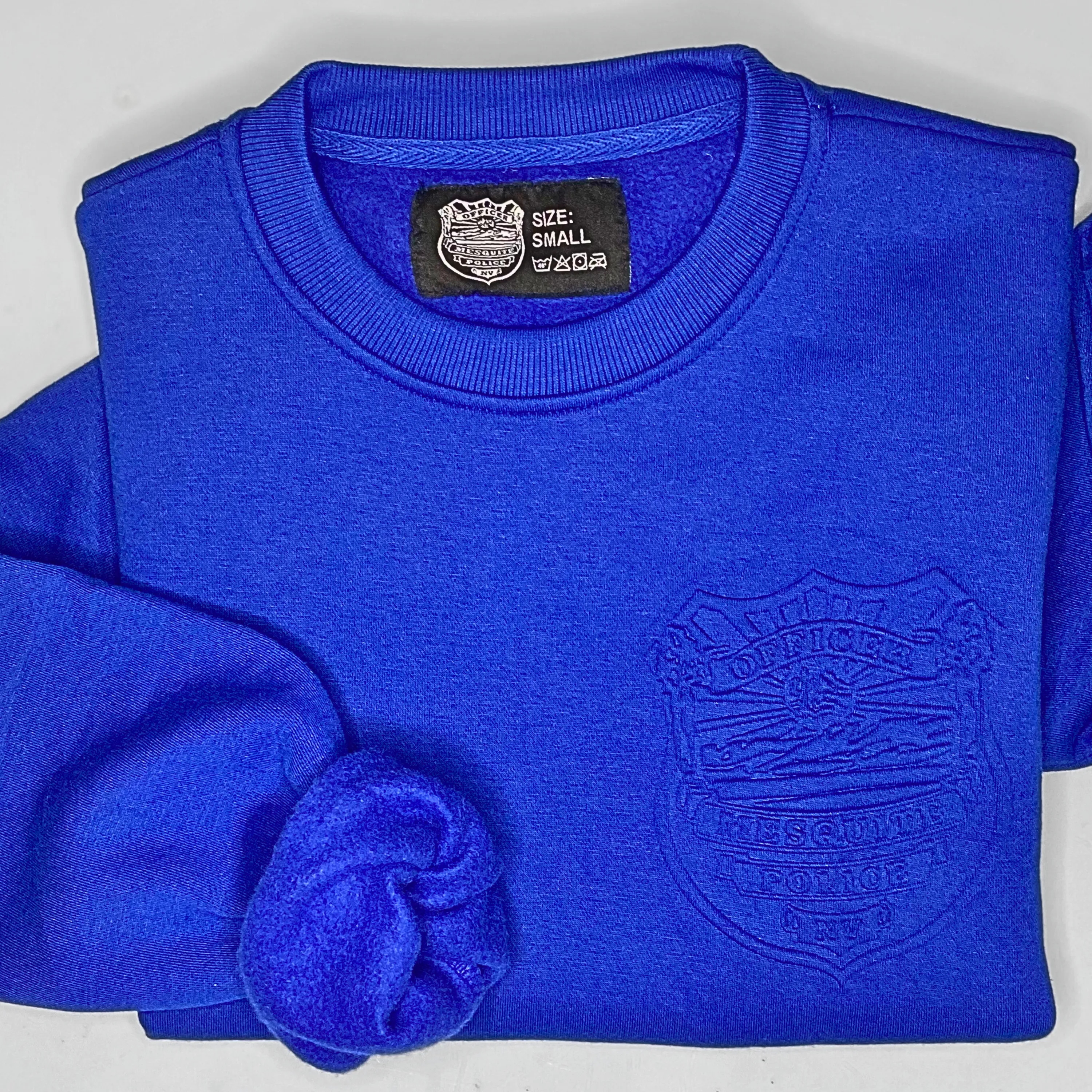 Custom Embossed Or Debossed Crewneck Sweatshirts