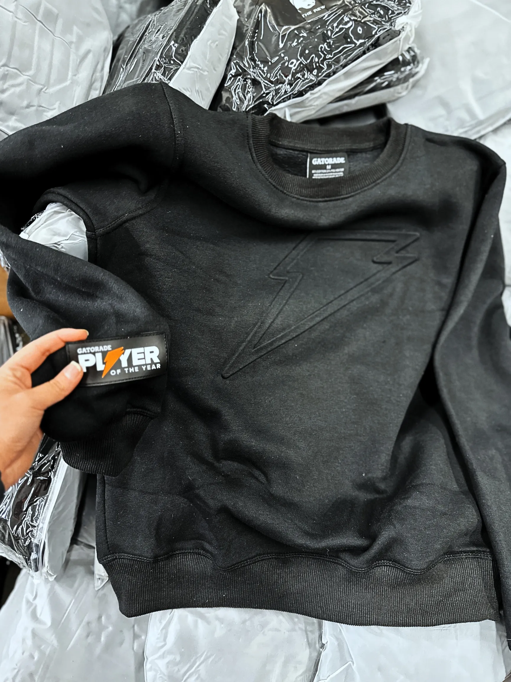 Custom Embossed Or Debossed Crewneck Sweatshirts