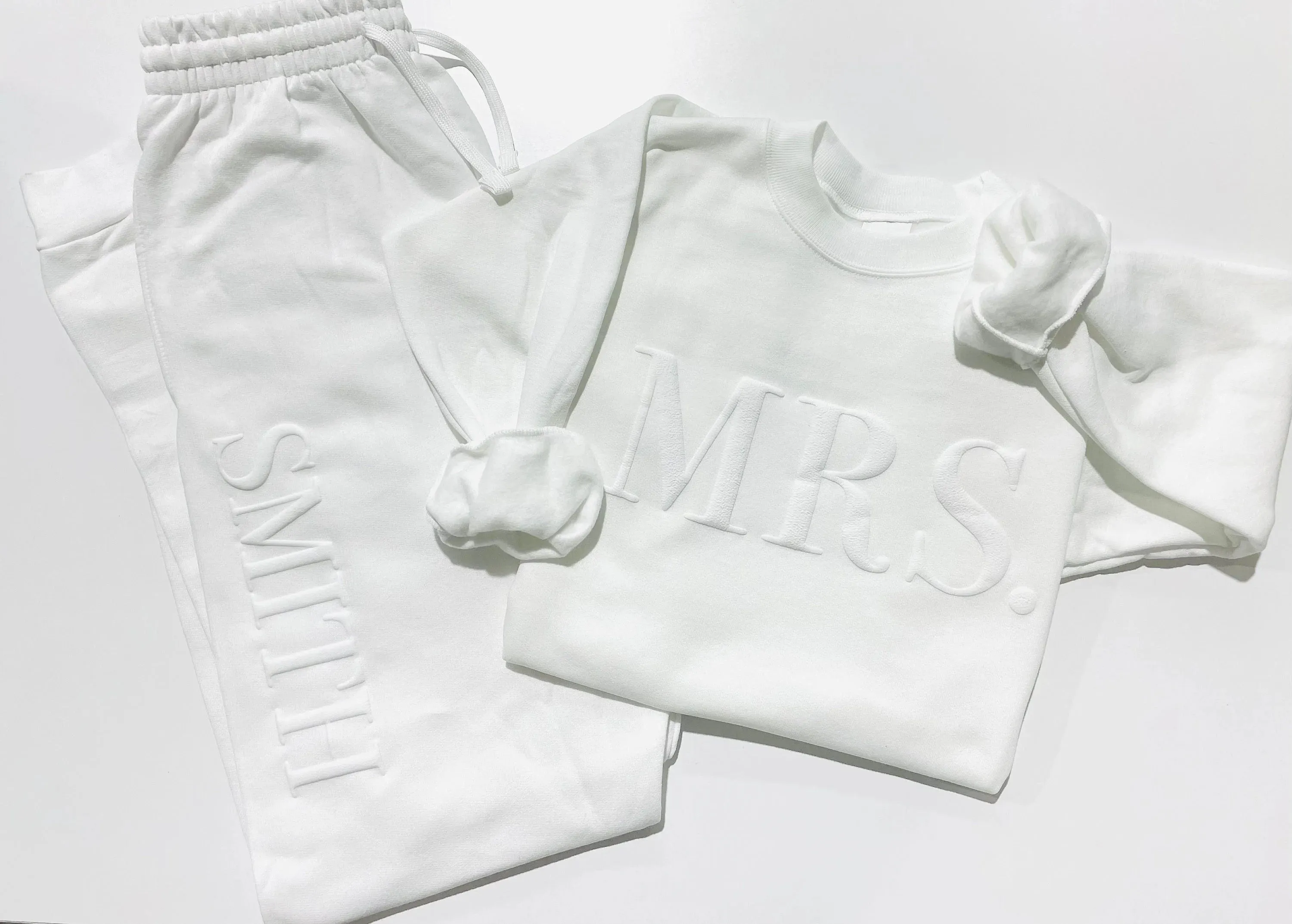 Custom Matching Wifey & Hubby Sweatsuits