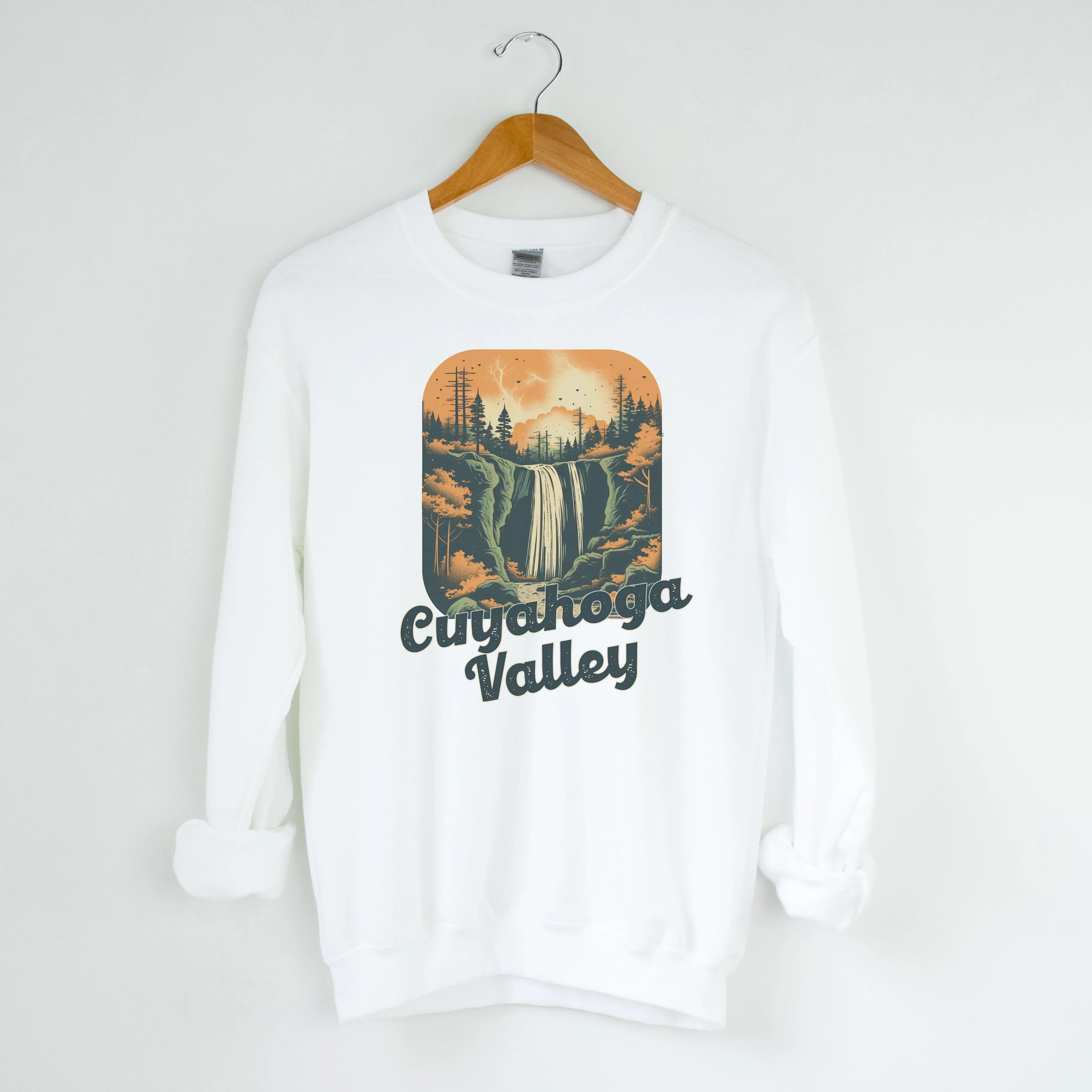 CUYAHOGA VALLEY NATIONAL PARK WHITE CREWNECK