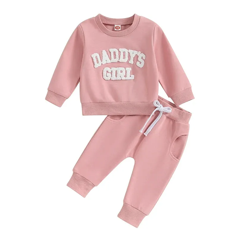 Daddy's Girl Jogger Sweatshirt Set