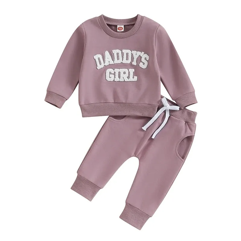 Daddy's Girl Jogger Sweatshirt Set