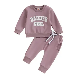 Daddy's Girl Jogger Sweatshirt Set