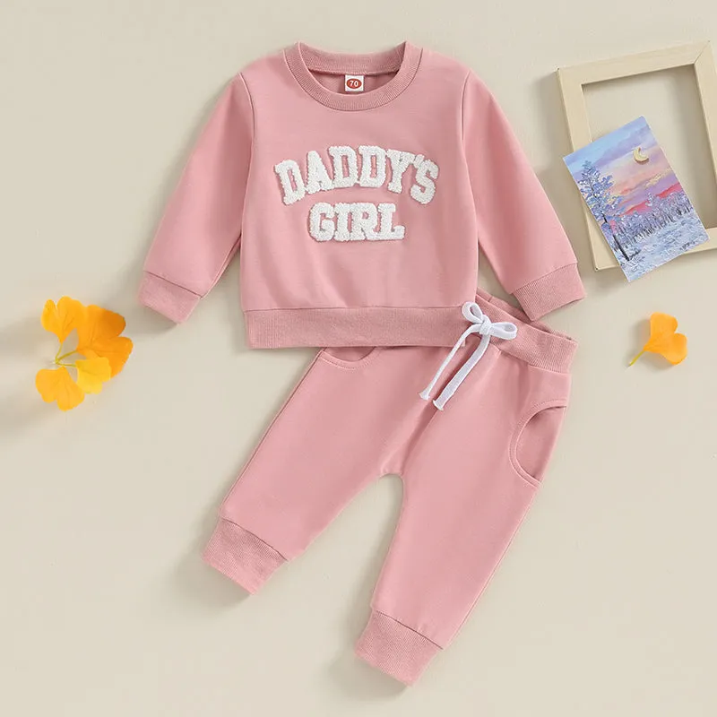 Daddy's Girl Jogger Sweatshirt Set